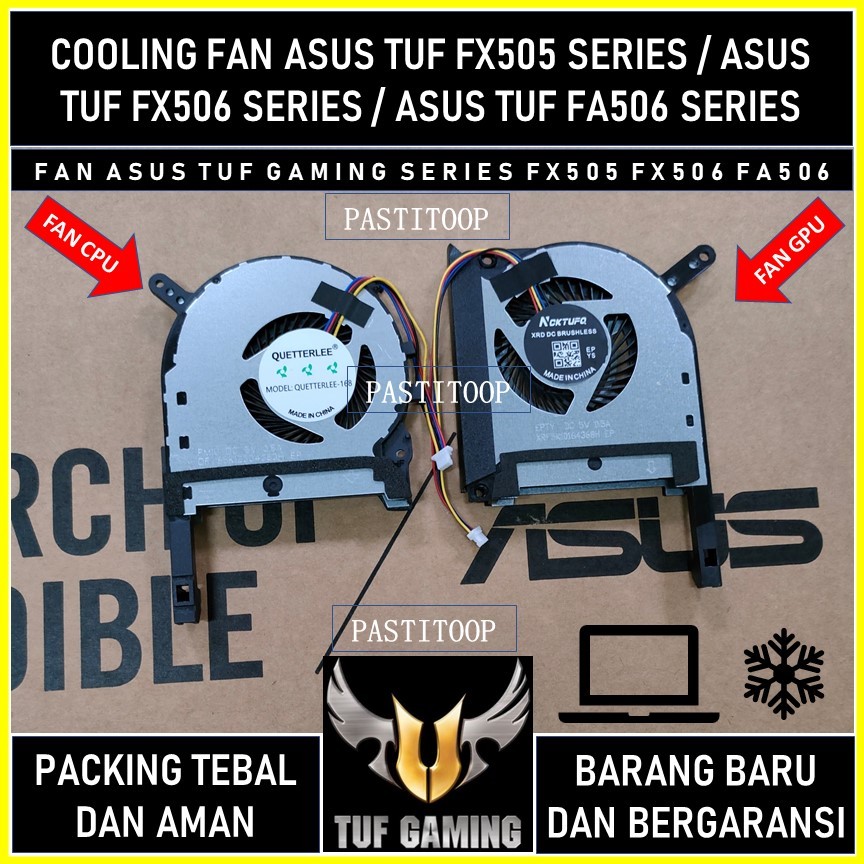 Cooling Fan Kipas GPU CPU ASUS TUF FX506 FX506IU FX506LH A15 FA506 terbaru