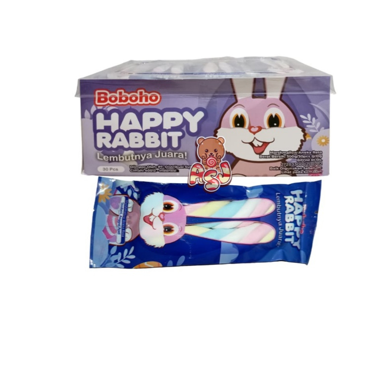 

BOBOHO MARSHMALLOW HAPPY RABBIT BOX ISI 30 (DIKIRIM RANDOM)