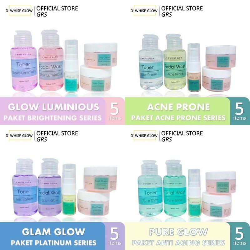 [READY] Eleora Paket Kecantikan Luminous | Pure Glow | Acne Prone | Glam Glow