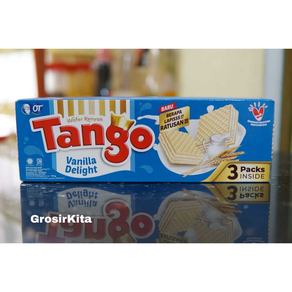 

Tango Wafer Renyah Vanilla Kotak 133 gram