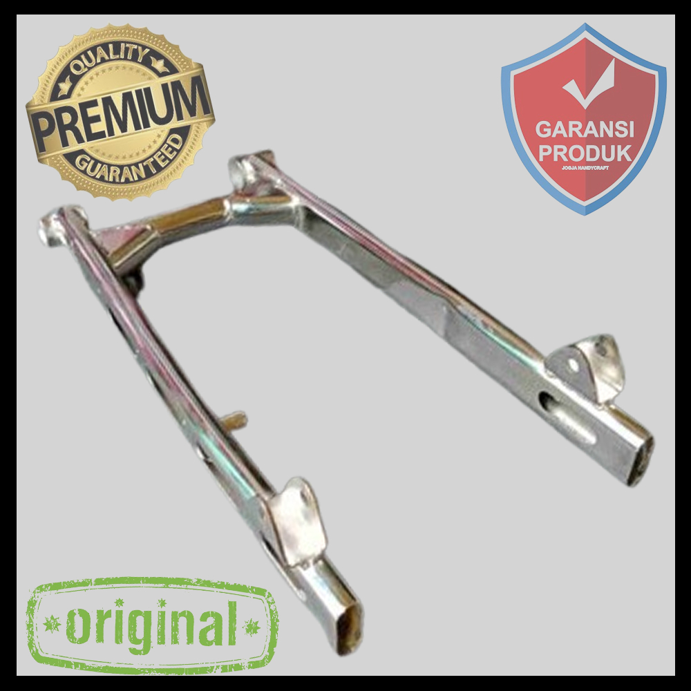 Swing Arm W175 CROM Arem W 175  Bahan Besi Tebal 1,8mm PNP GL MP crom + karet dan stelan arm (SWING 