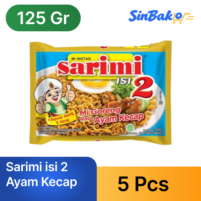 

Sarimi isi 2 rasa Ayam Kecap 125gr (5 Pcs)