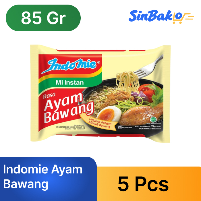 

Indomie Ayam Bawang (5 Pcs)