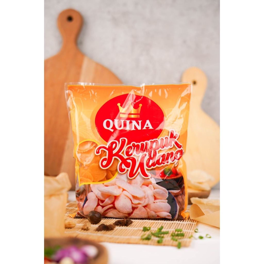 

Kerupuk Mentah Kerupuk Udang Quina 400gr