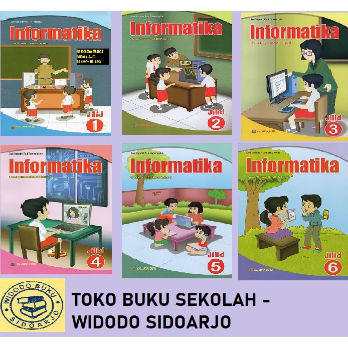Buku Siswa Informatika SD/MI Kelas 1 2 3 4 5 6 CV Arya Duta