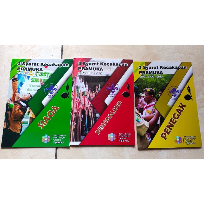 

Buku 3 syarat kecapakan pramuka SKU - SKK - SPG - Buku 3in1 pramuka