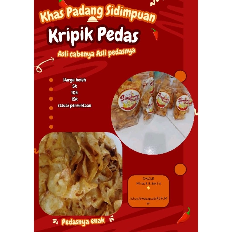 

kripik pedas khas sidimpuan