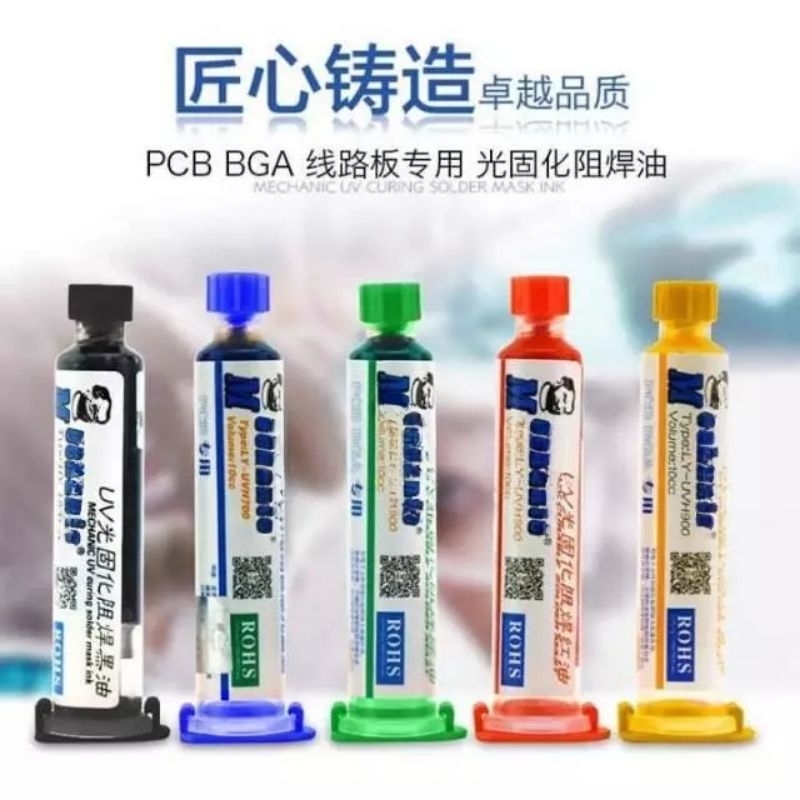 Flux paste cat pcb mc warna hijau biru merah