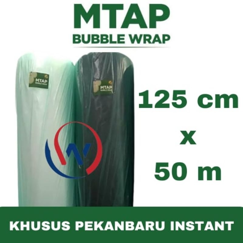 

Bubble Wrap Roll 125cm x 50m Merk MTAP - Pekanbaru | Bubble Wrap Hitam / Bening