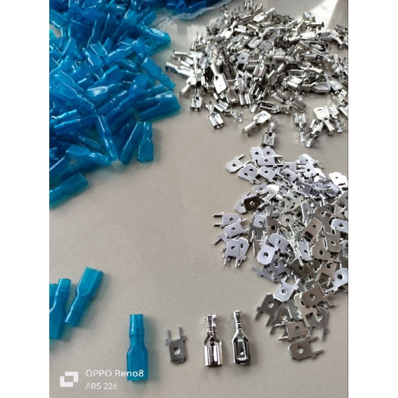 Skun Set 6,3mm Skun Cewe Kunci Skun Cowo Karet Skun