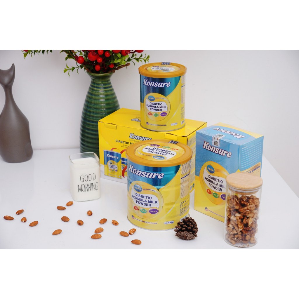 

[ Combo 6 kaleng ]Susu Diabetes Konsure 750g