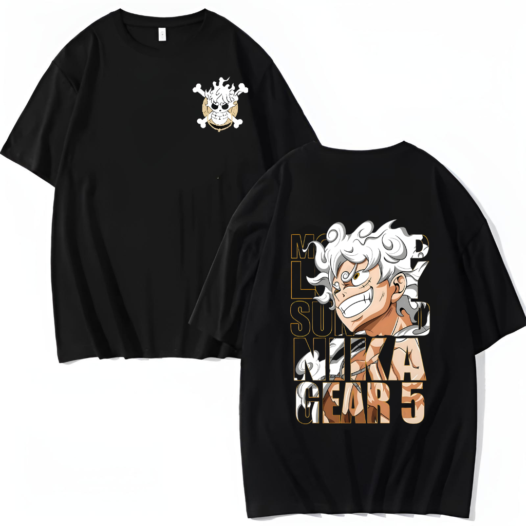 Kaos Distro Anime One Piece MONKEY D-LUFFY Combeb 24s/kaos japan Import Pria dan Wanita unisex T-shi