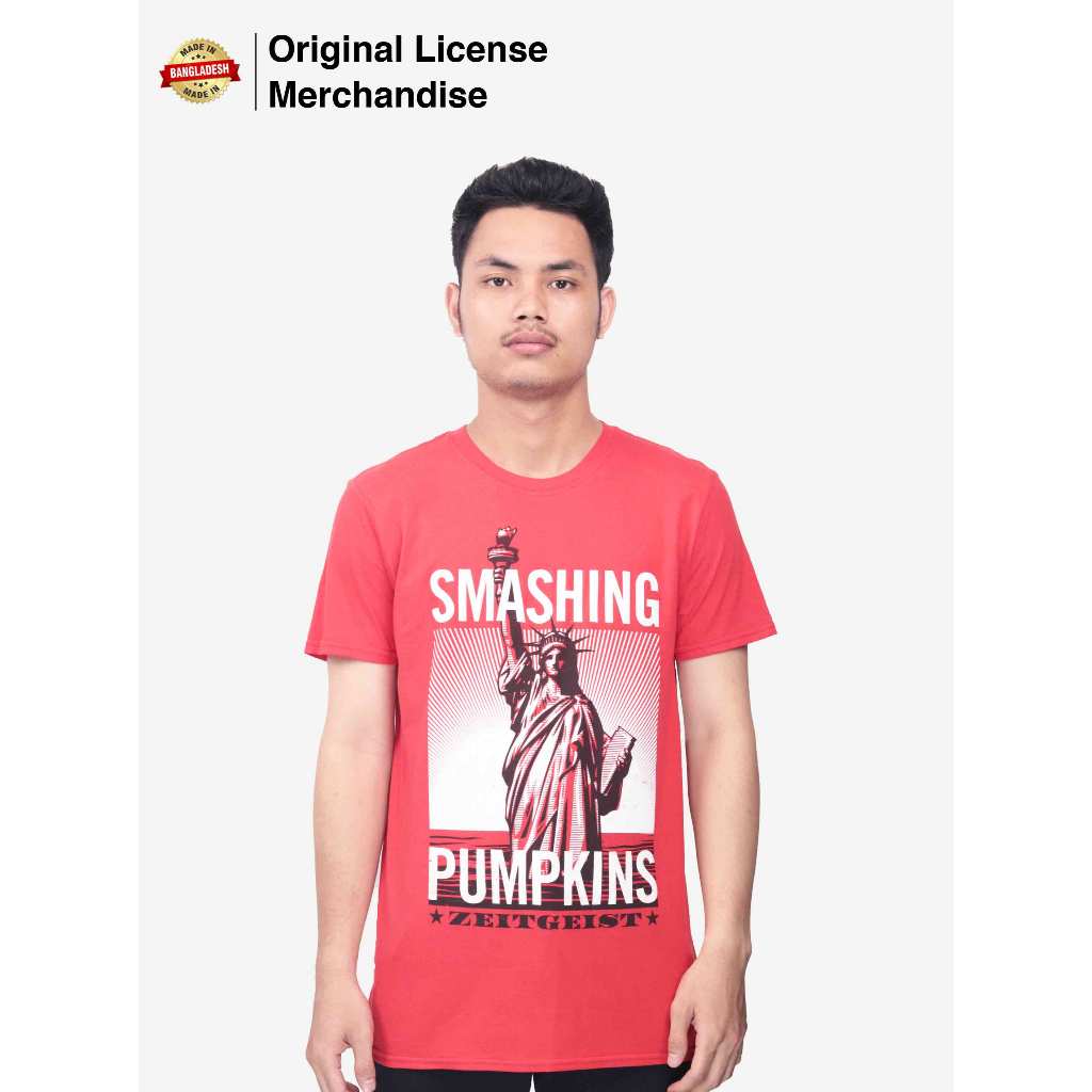 Kaos Baju Rock Band Musik Original Unisex Pria Dewasa Premium Import SMASHING PUMPKINS Zeitgeist Sta