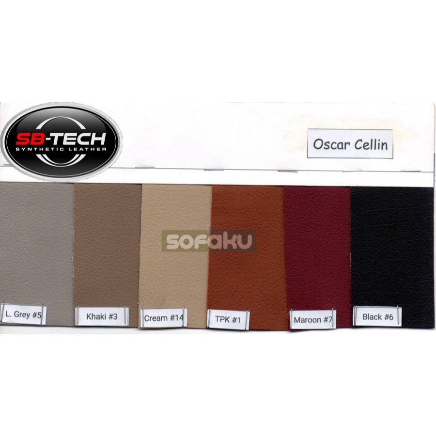SB TECH Cellin - Oscar Motif Kulit Sintetis Motif Bahan Kulit Jok Kursi Sofa Bahan Kulit Jok Motor -