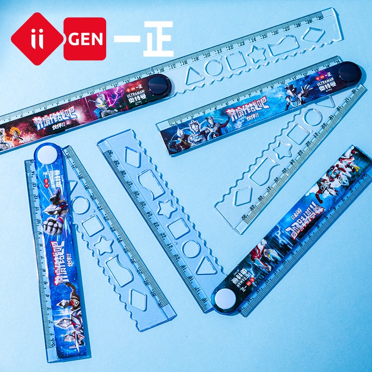 

iiGEN Penggaris Lipat 30cm Ultraman & Transformer Original