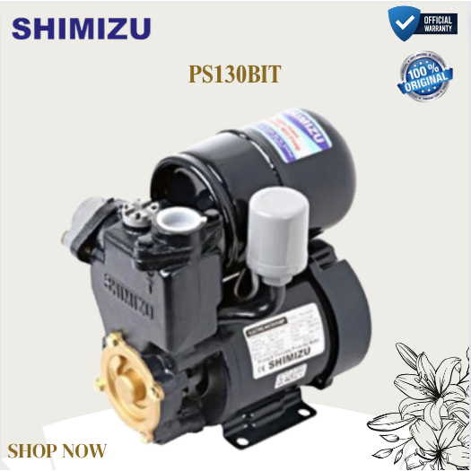 SHIMIZU POMPA AIR PS 130 POMPA AIR/PS130BIT/PS130 BIT/PS 130 BIT/PS-130BIT/ORIGINAL SHIMIZU GARANSI