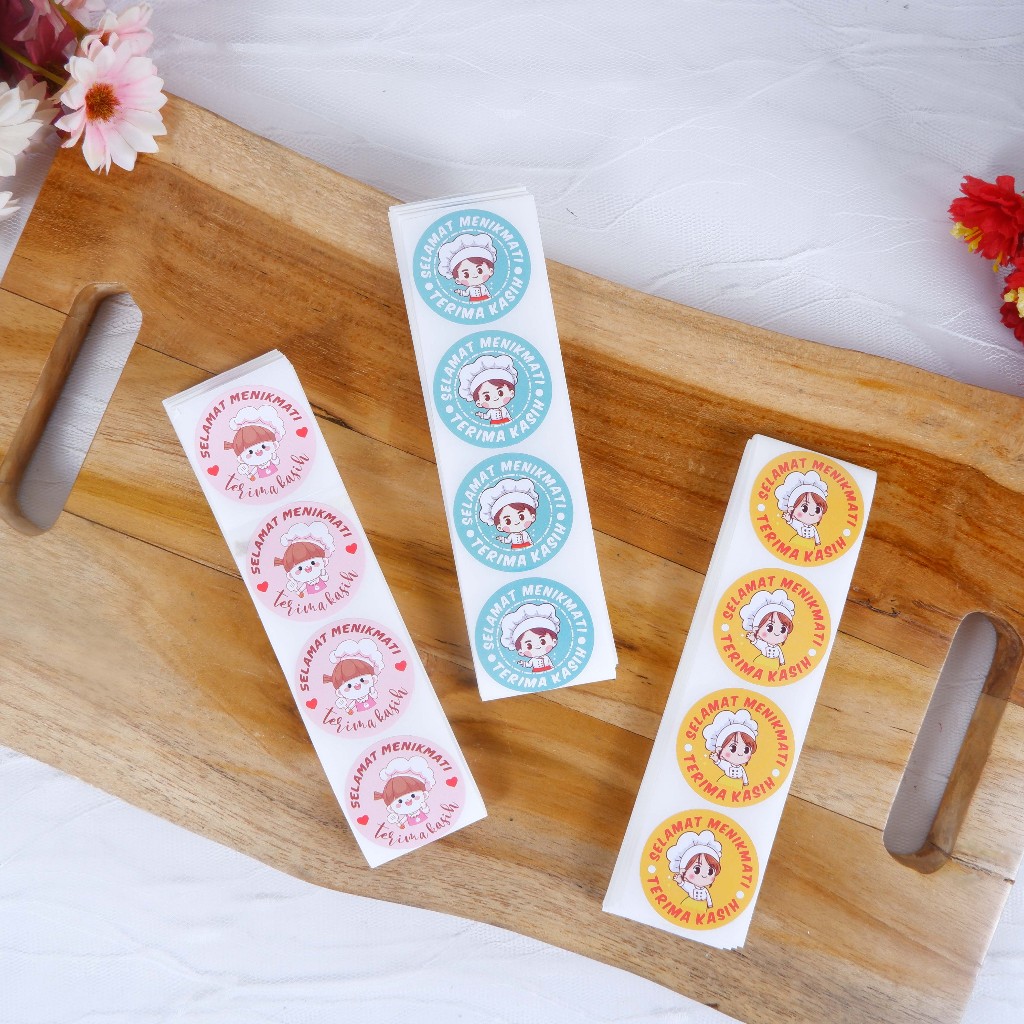 

Sticker Bulat 3,5cm / 100lbr