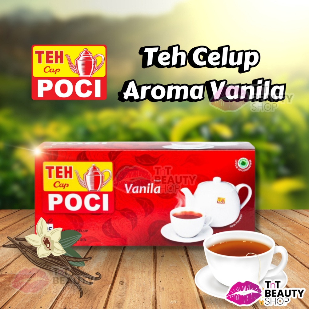 

DISKON AKHIR BULAN Teh Celup Cap Poci Aroma Vanilla 25 Bags Teh Poci Tea Bag TnT Beauty Shop