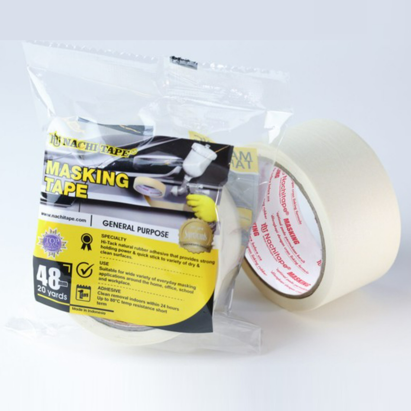 

Masking Tape NACHI / Lakban Kertas 48mm - 2inch x 20 Yard