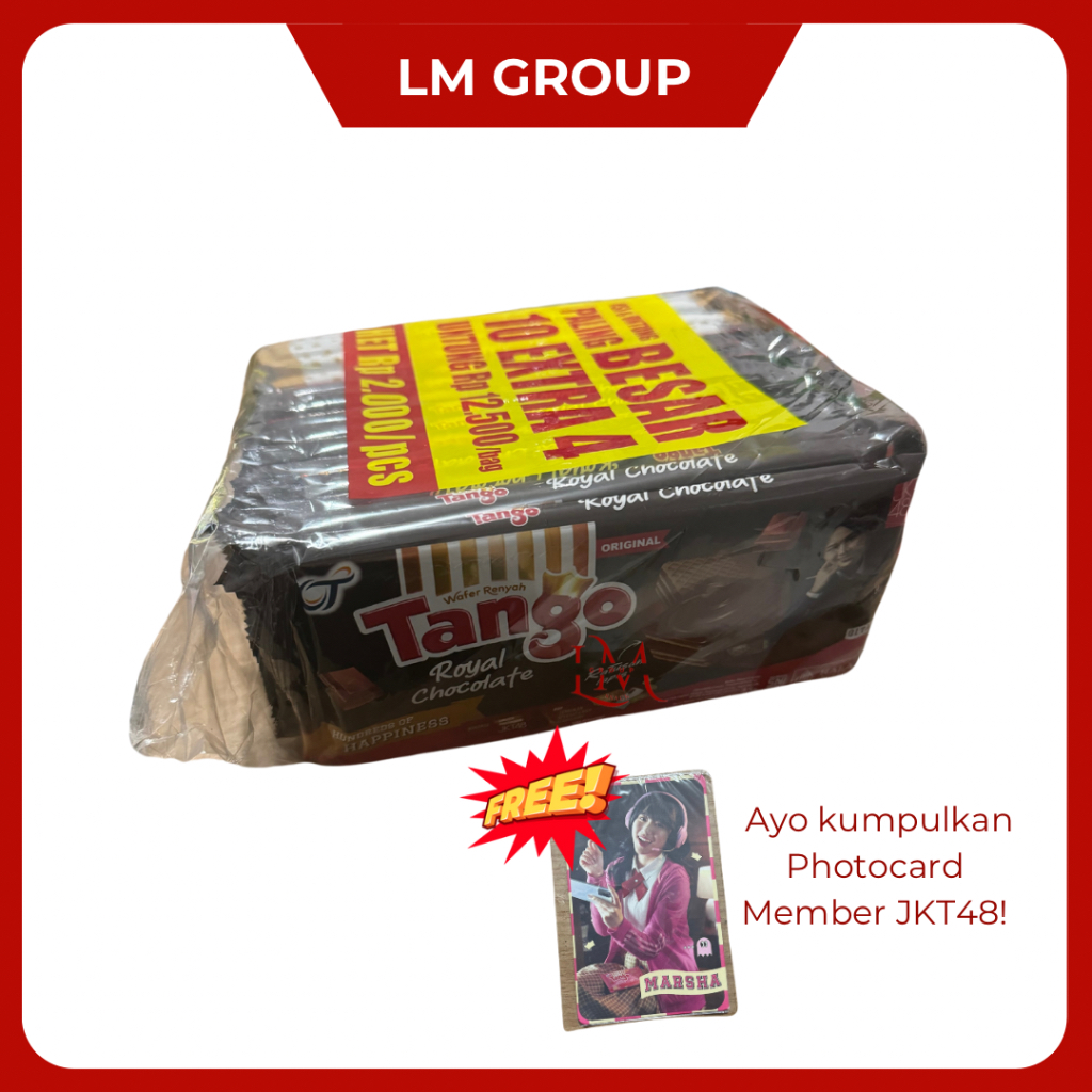 

Tango Wafer 2000 TERBARU 1 Pack isi 10+2 pcs @39gr [FREE PHOTOCARD JKT48]