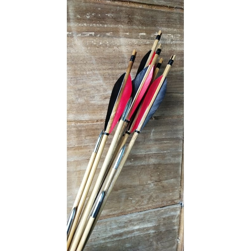 Berkualitas Arrow Bambu Petung 6,5 mm 7 mm