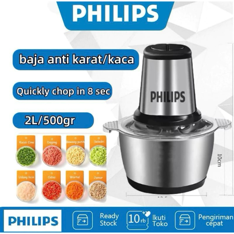 BLENDER CHOPER PHILIPS PENGGILING DAGING SERBAGUNA