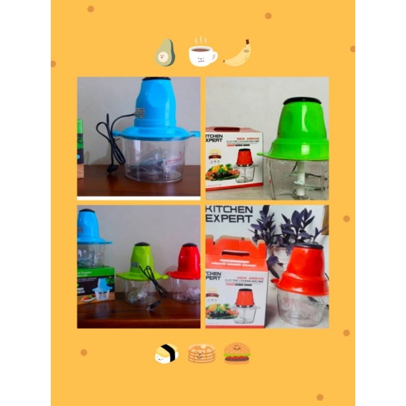 FOOD CHOPPER ELEKTRIK, KITCHEN EXPERT, PENGGILING DAGING