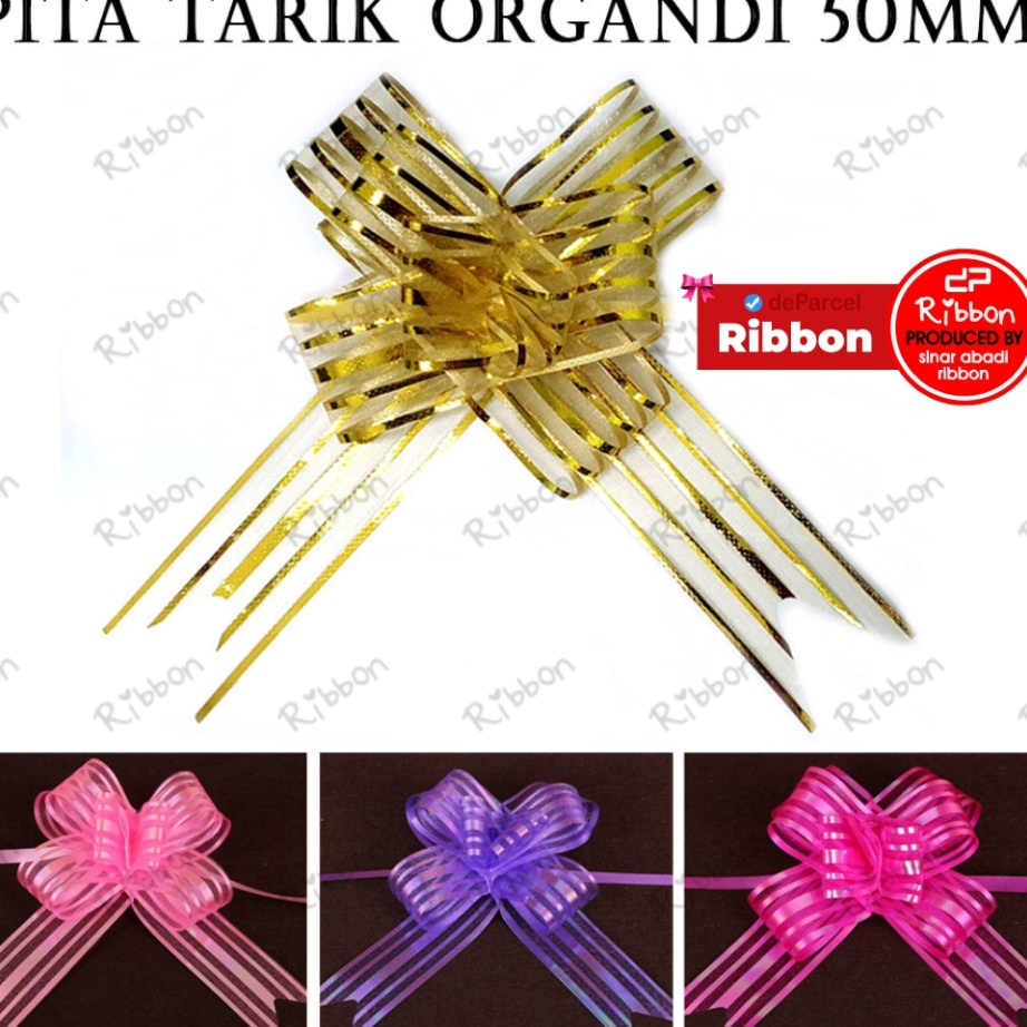 

Harga Diskon Pita Tarik Organdi 5mm isi 1pcs Serut Besar Kain Kaca Metalik Organza