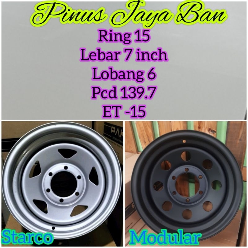 velg mobil jimny vitara taft velg Avantech modular 7 inc