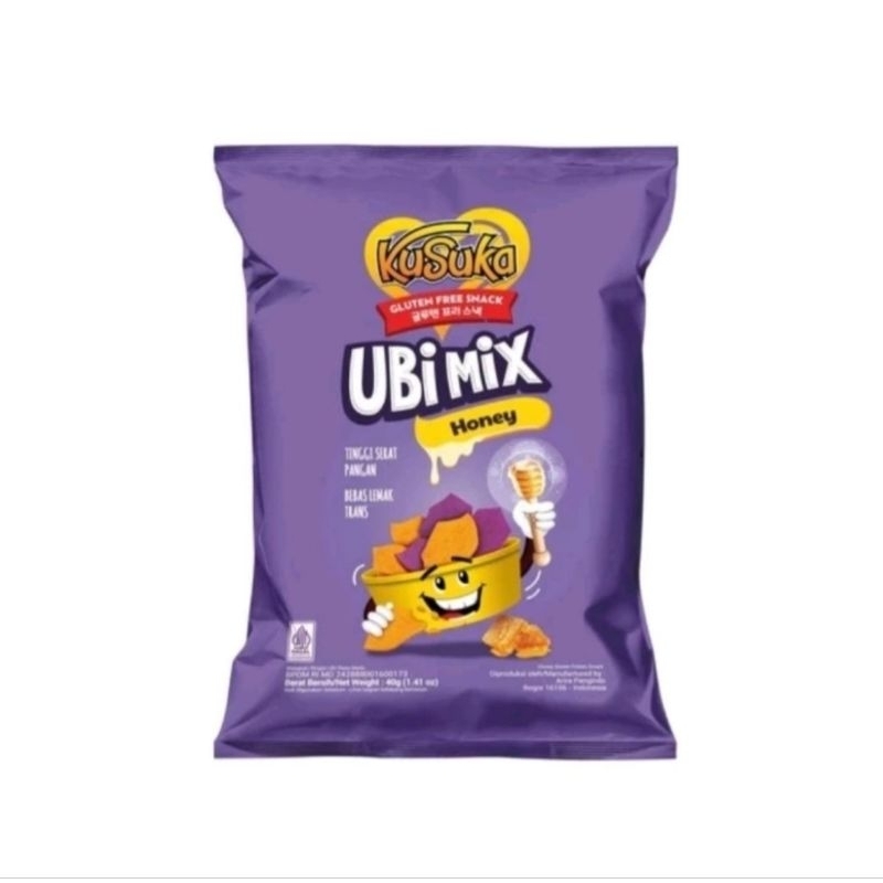 

Kusuka Gluten Free Snack Ubi Mix Honey 40g