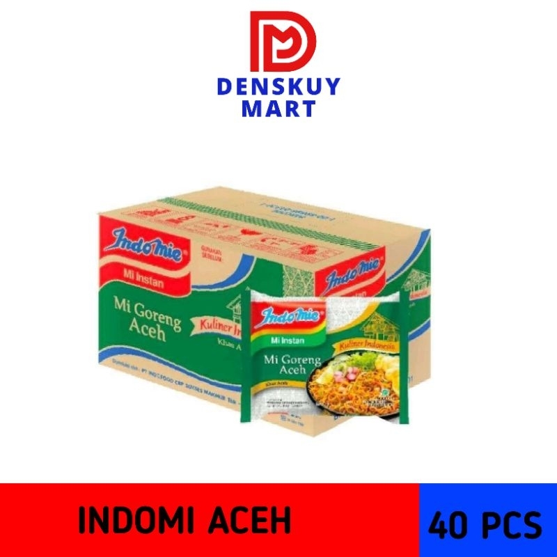 

INDOMIE MIE INSTAN GORENG ACEH 1 DUS ( ISI 40 PCS )