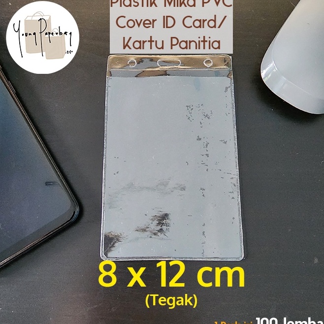 

Hot Sale Kantong Plastik Mika Cover Panitia ID CARD Uk 8 x 12