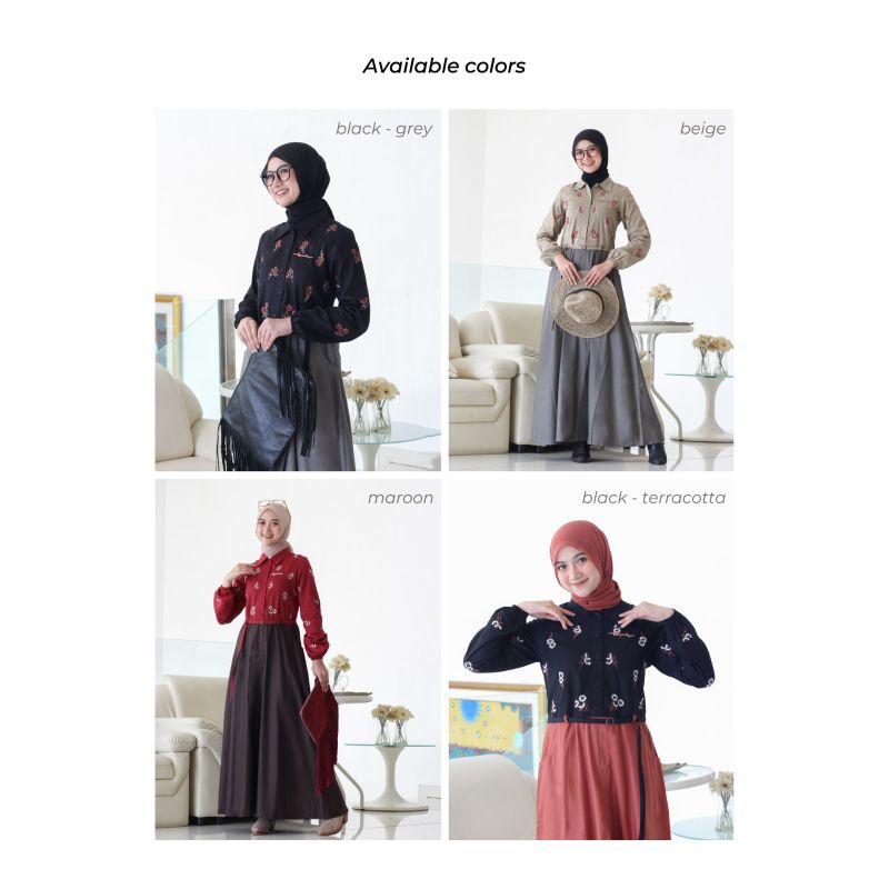 Abaya(A 240404) by Dannis Collection/Abaya Terbaru 2024