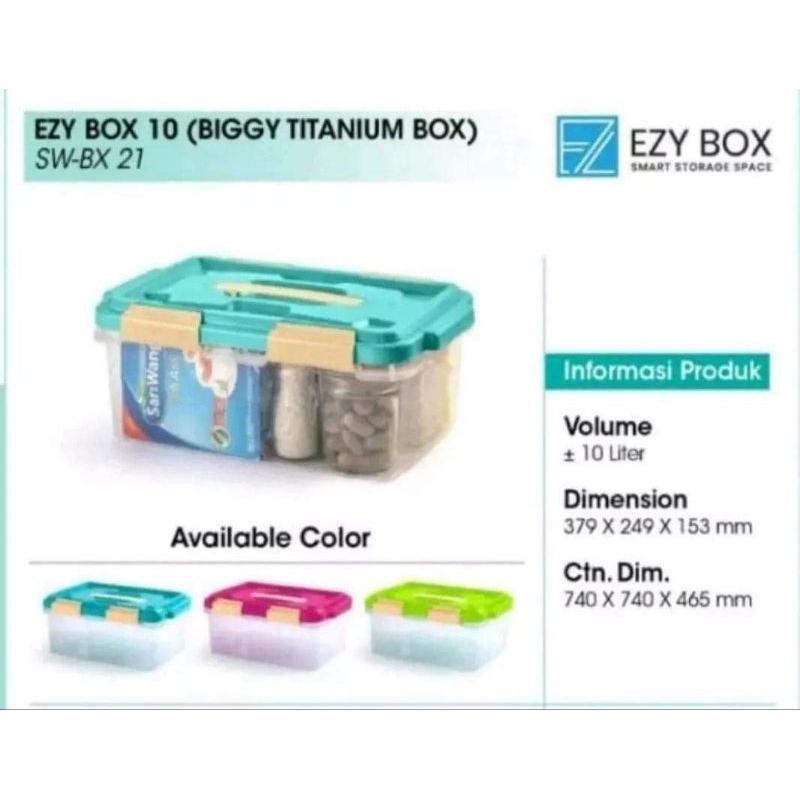 Ezy box 10 liter tempat penyimpanan