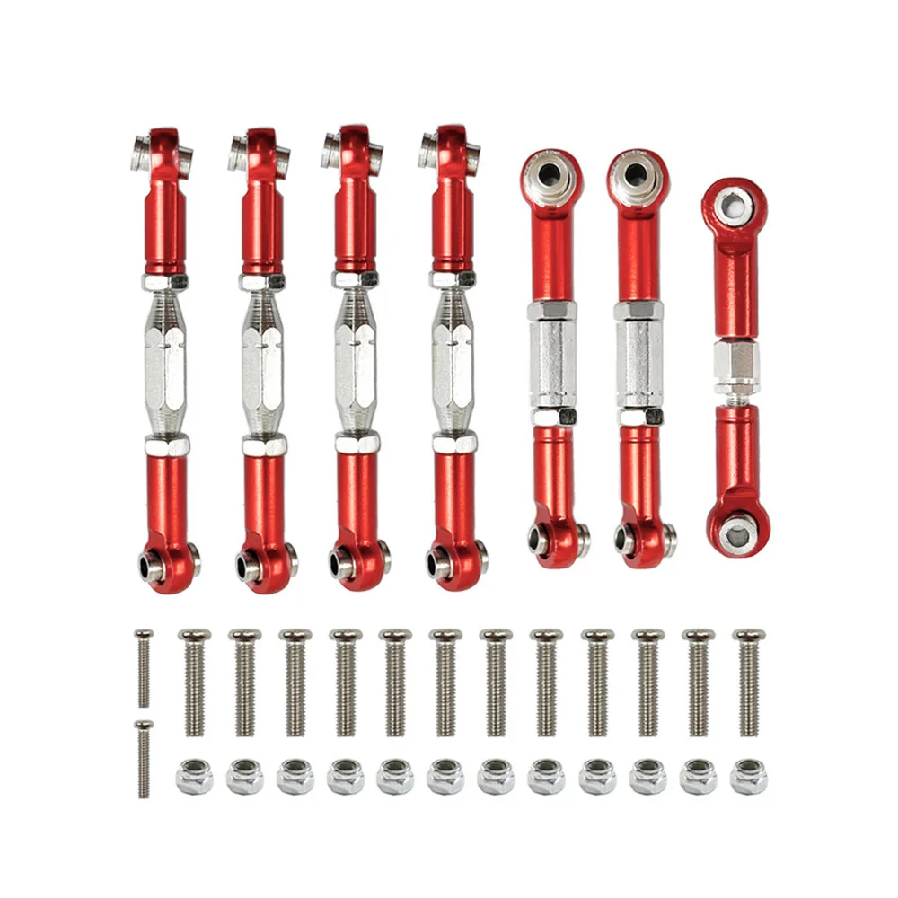 metal pull rod 7pcs wltoys 144001 144010 124007 124008 part 1287 1288 1289