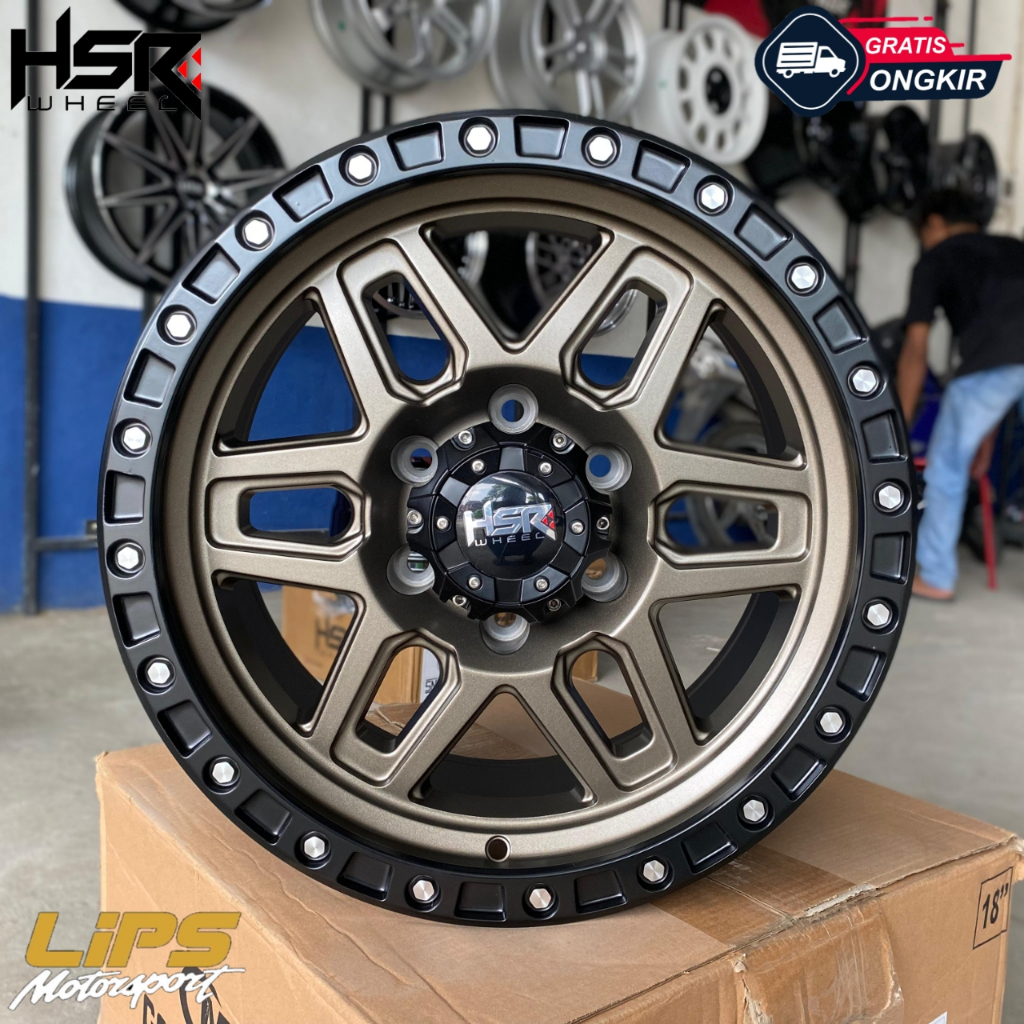 Velg Mobil Ring 17 Untuk Pajero Fortuner Hilux Triton - Hsr Miho R17 Lebar 9