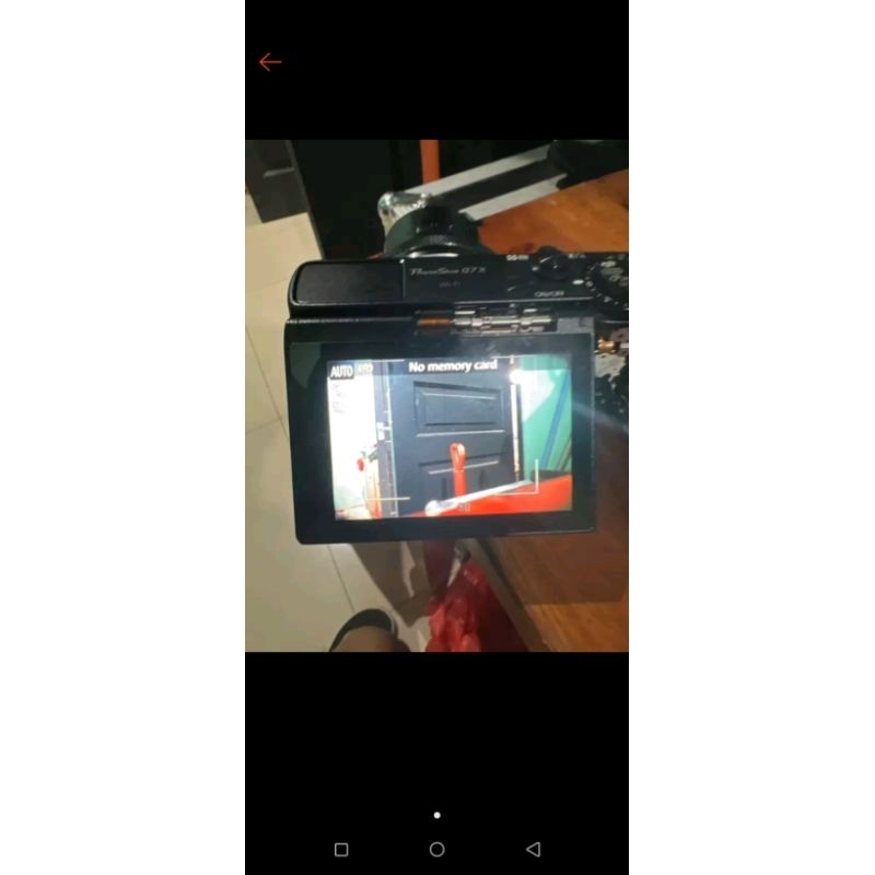 lcd flash mesin dan casing kamera canon g7x mark 1