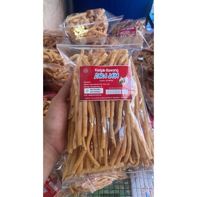 

stik bawang original/keripik bawang ori ukuran 250 grm renyah dan gurih
