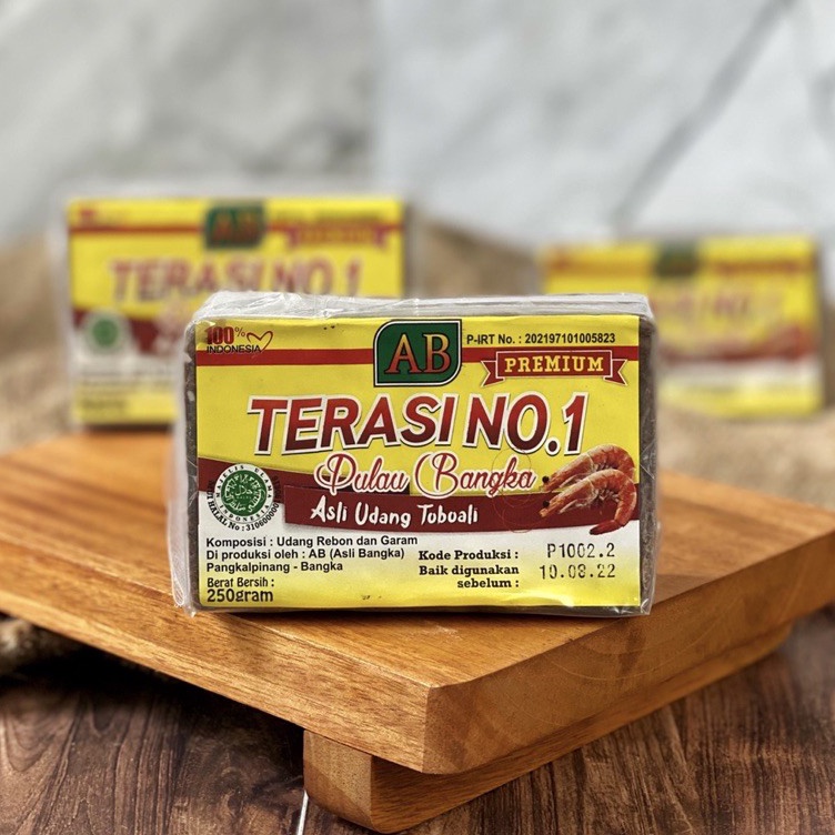 

u5 Dijual Murah Terasi Udang Bangka No 1 Merk AB Asli Udang Toboali 24 gr M72