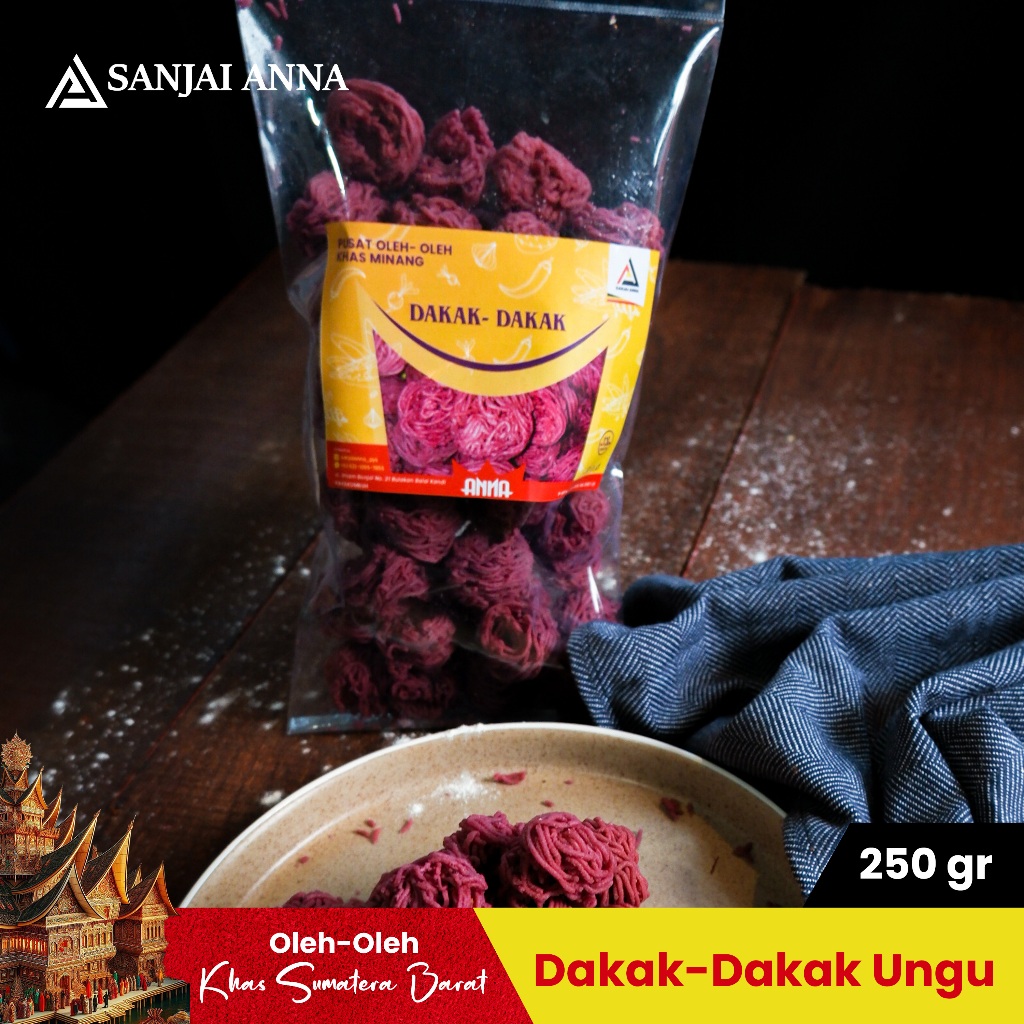 

SANJAI ANNA/DAKAK-DAKAK UBI UNGU /DAKAK-DAKAK UNGU 250 GR