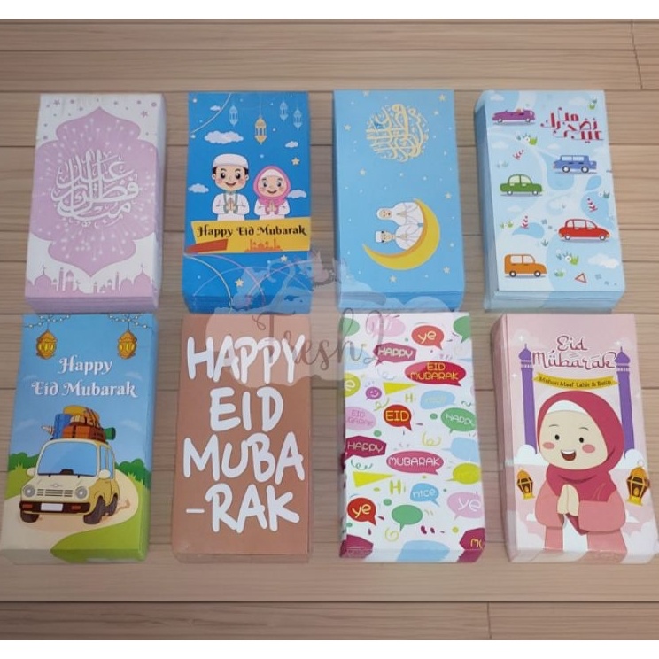 

5 pcs amplop lebaran kemasan mika angpao lebaran premium