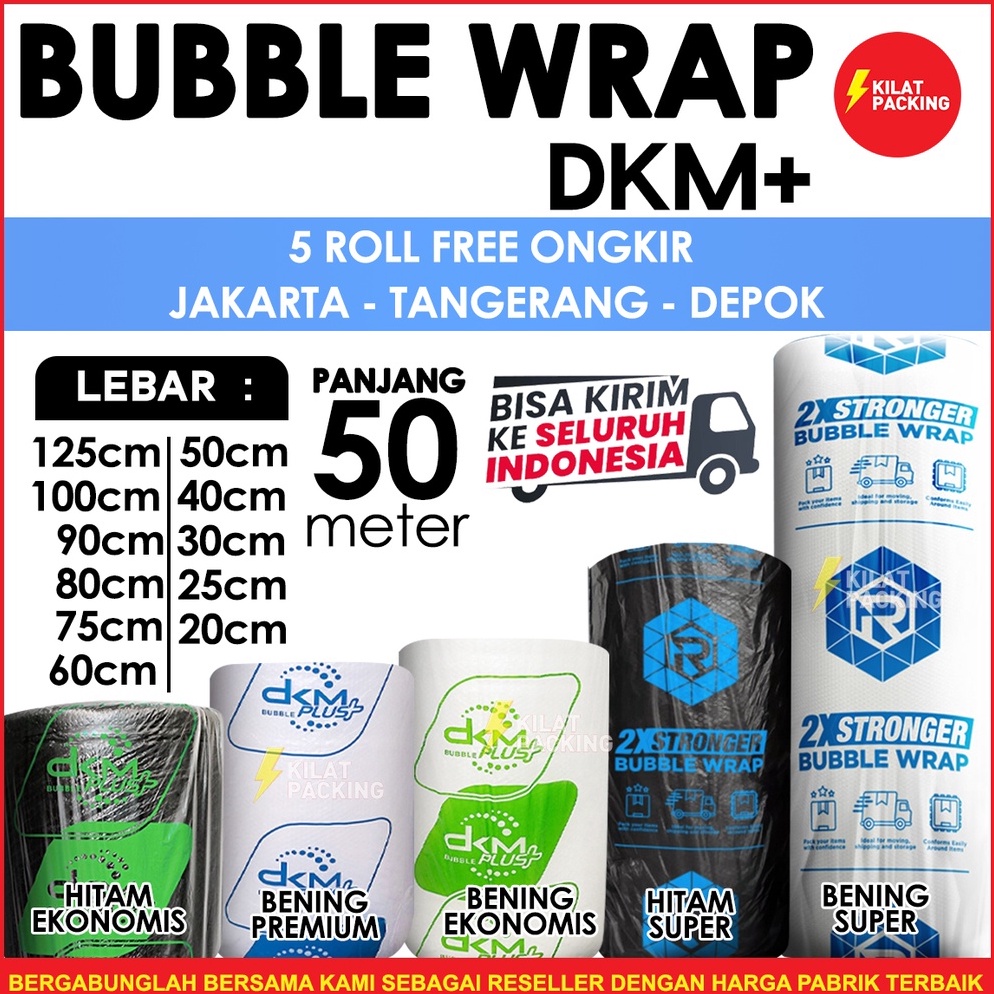 

Pasti Bisaa BUBBLE WRAP VARIAN UKURAN MURAH GROSIR DKM ROLL