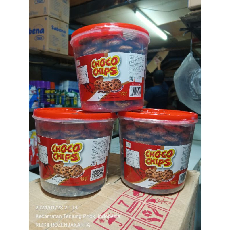 

Choco chips double choco 550gr