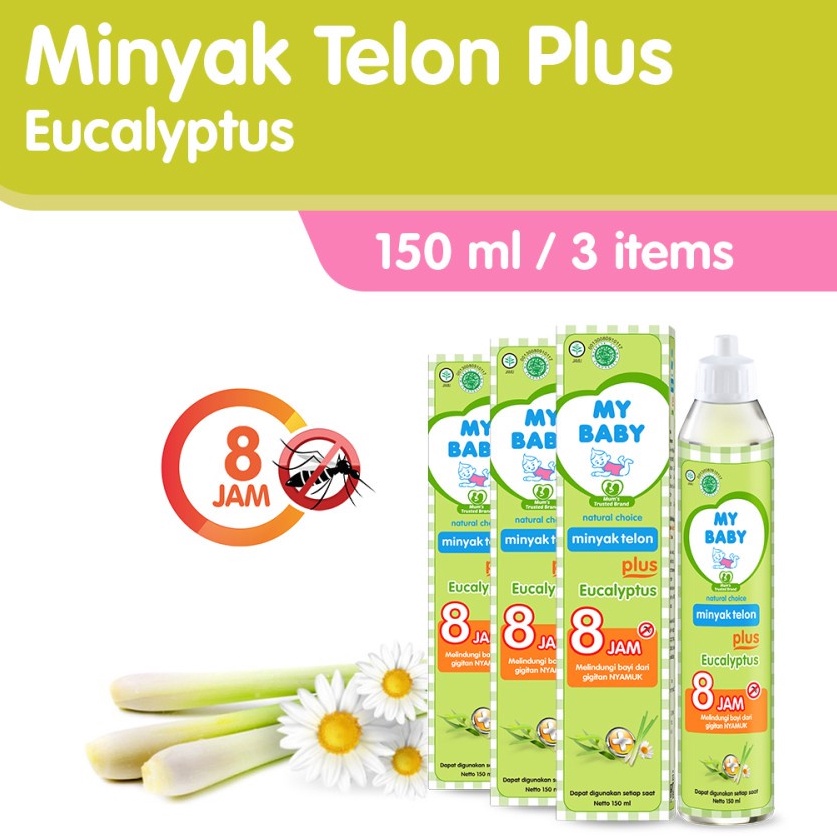 

PAKET 3 PCS My Baby Minyak Telon Plus 15ml ORIGINAL 1