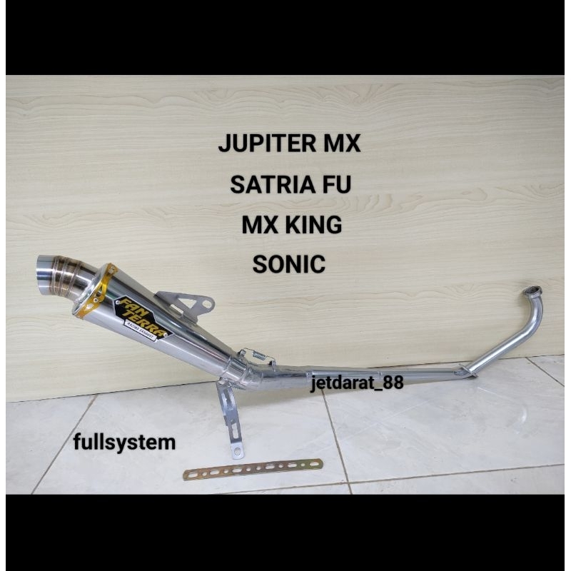 knalpot racing FANTERRA untuk motor JUPITER MX KARBU OLD.JUPITER MX NEW/SATRIA FU KARBU OLD.SATRIA F