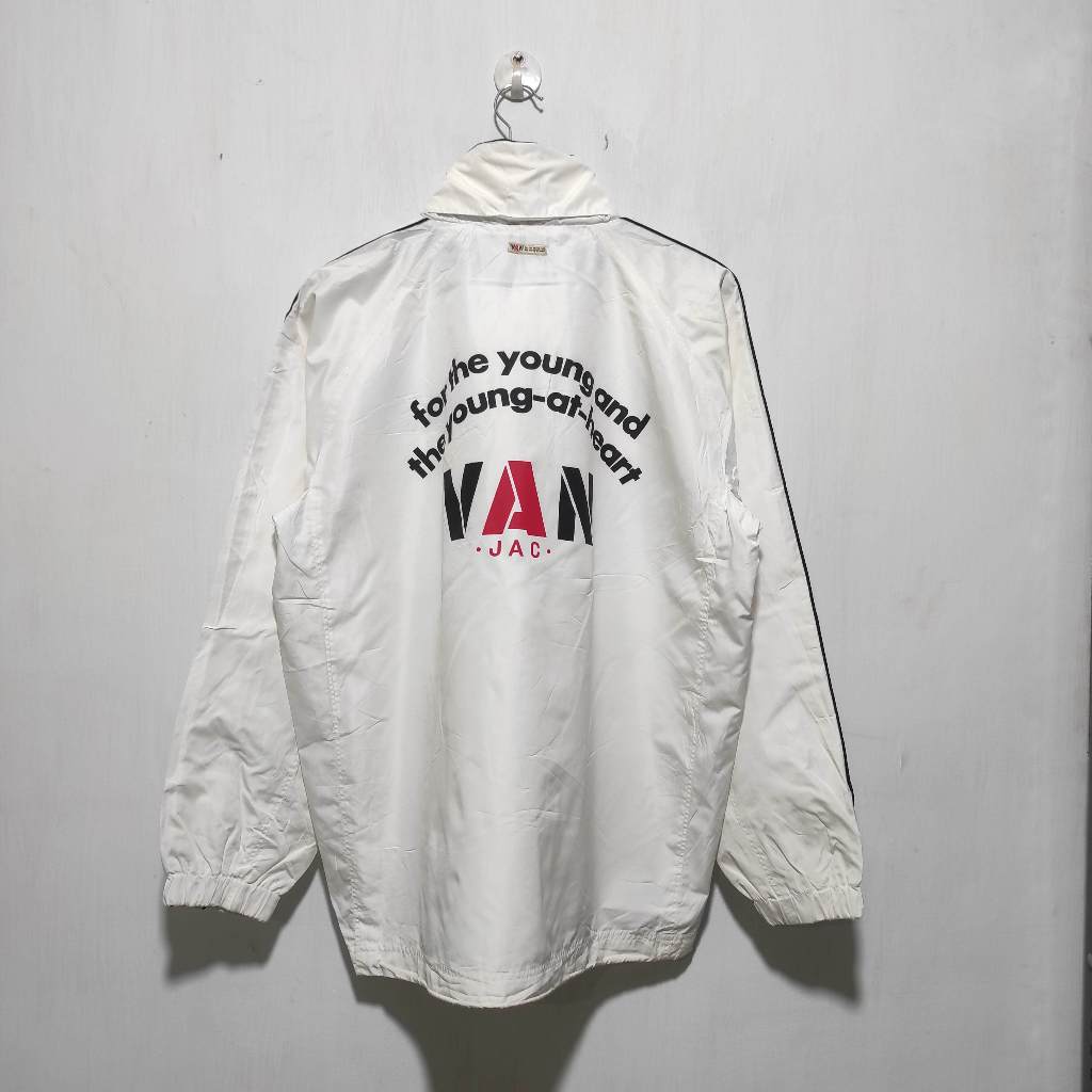Vintage Van Jac Windbreaker jacket Size : L