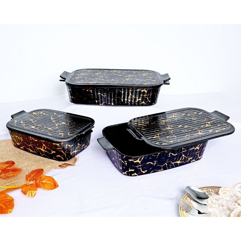 prasmanan wadah keramik isi 3 pcs FREE PAKING KAYU