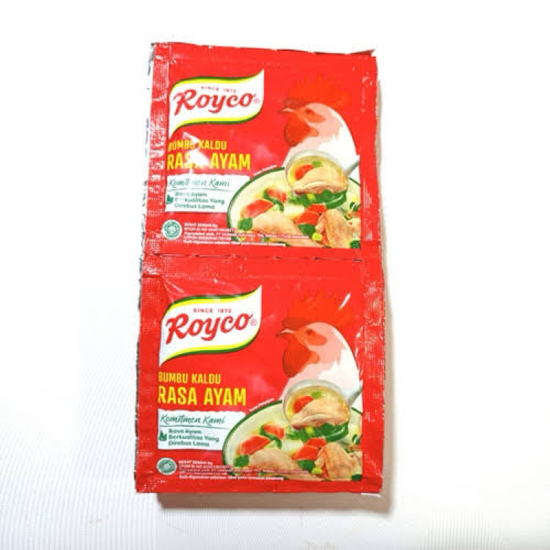 

Royco Rasa Ayam/Sapi 1 Renceng 12 Sachet