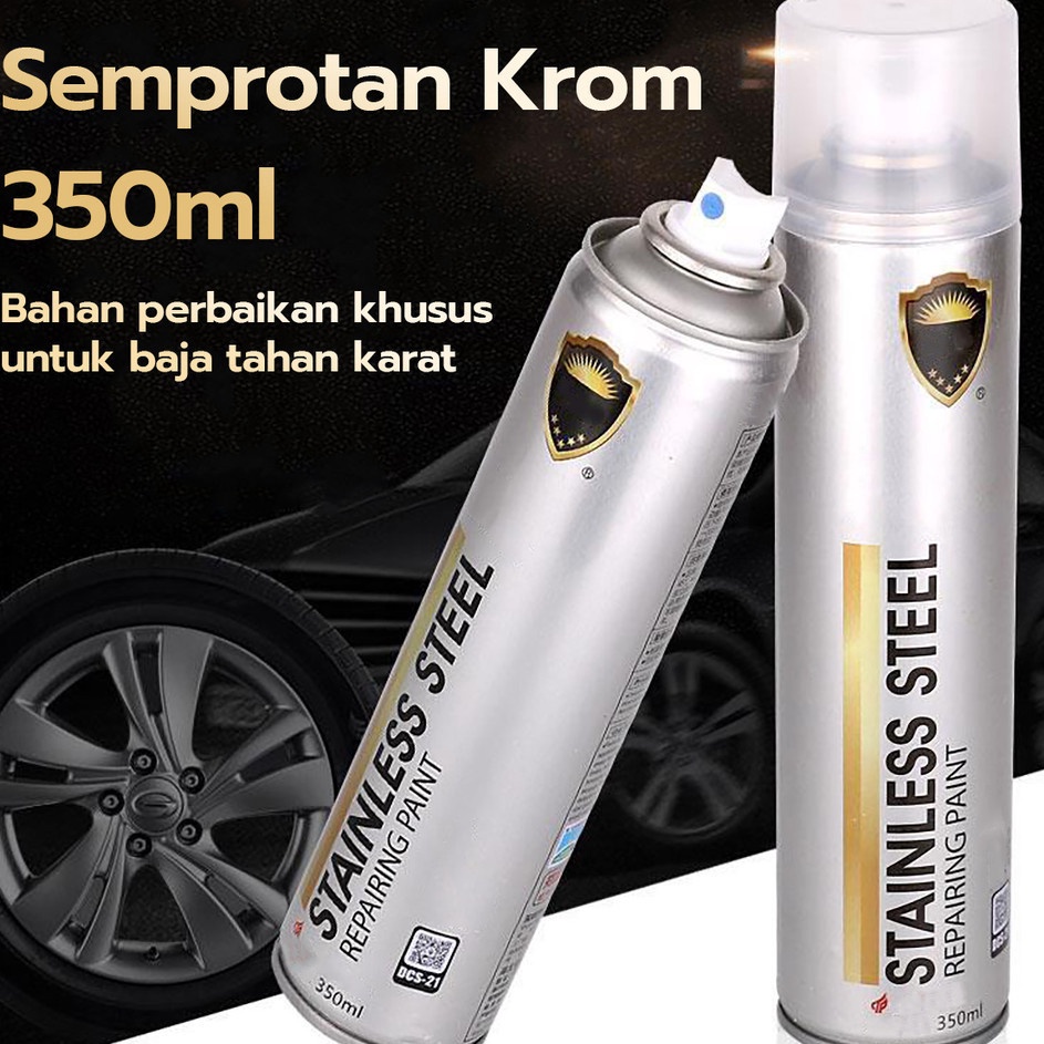 

3pcs 35 ML Cat Semprot Chrome Stainless 35ml Harga SatuanCat Semprot Chrome 35ml Chrome Spray Pain Warna Chrome Krum Stainless Automotive Metallic Paint Chrome