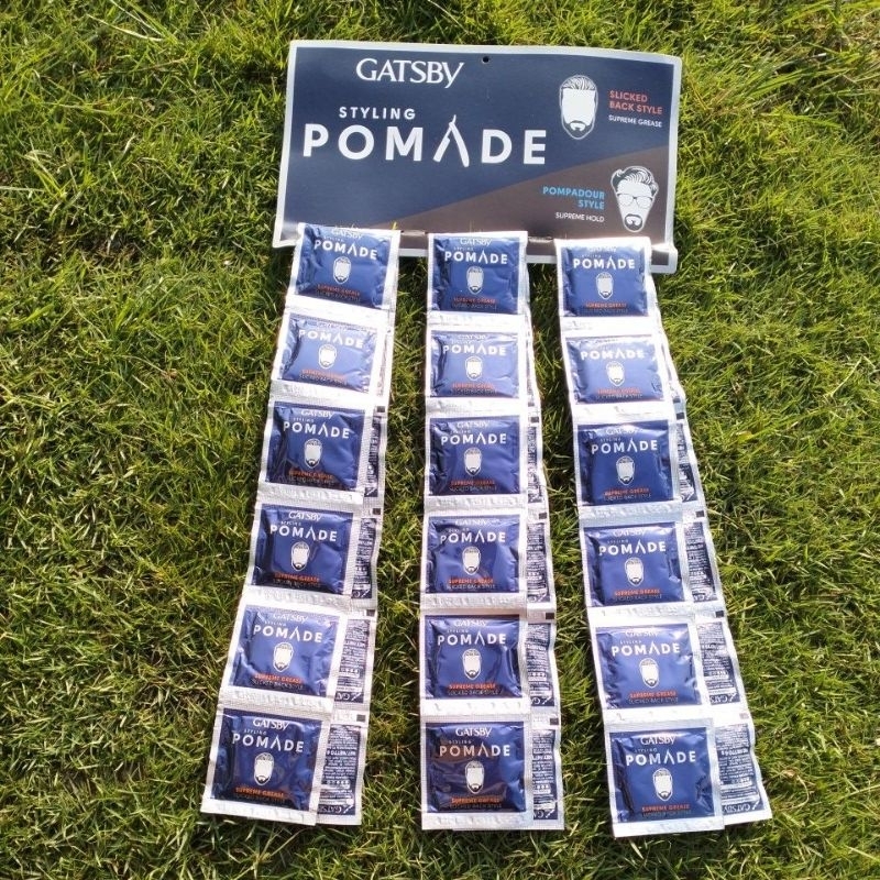 (36Sachet)Minyak Rambut Gatsby Pomade/Gatsby Rambut/Gatsby Styling Pomade Sachet